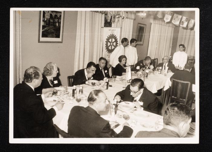 Anwar Nusseibeh at a Meeting with The Rotary Club, 1961