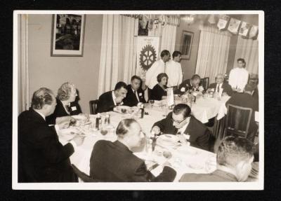Anwar Nusseibeh at a Meeting with The Rotary Club, 1961