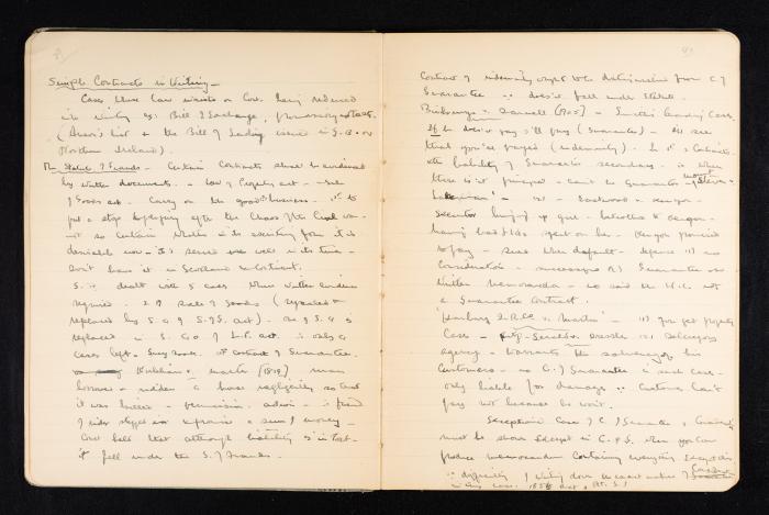Anwar Nusseibeh's Notebook, Cambridge, October 1933