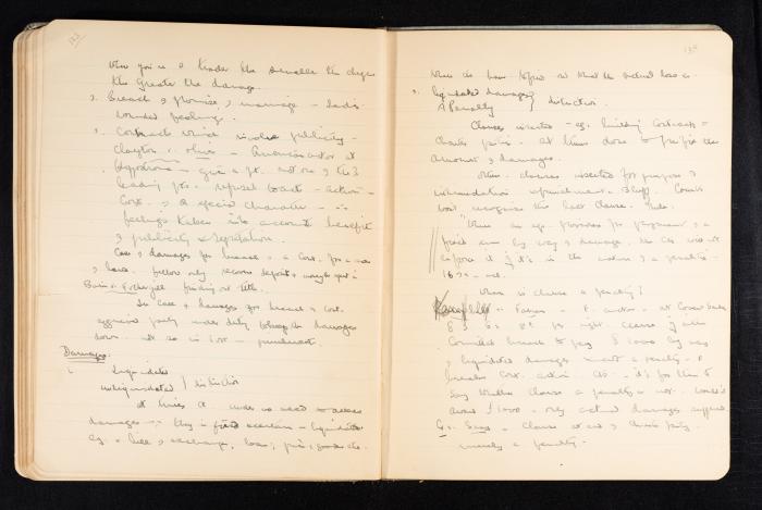 Anwar Nusseibeh's Notebook, Cambridge, October 1933