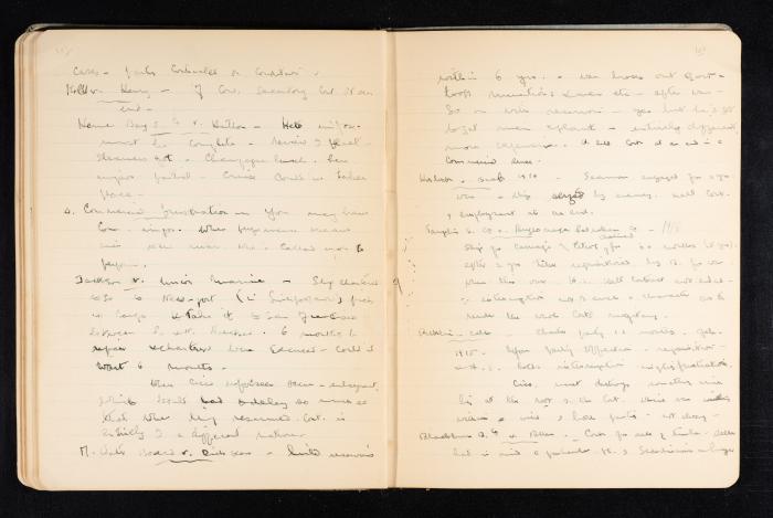 Anwar Nusseibeh's Notebook, Cambridge, October 1933