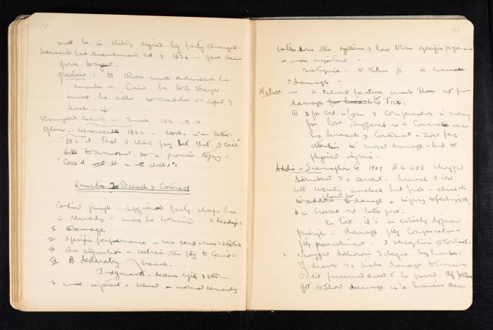 Anwar Nusseibeh's Notebook, Cambridge, October 1933