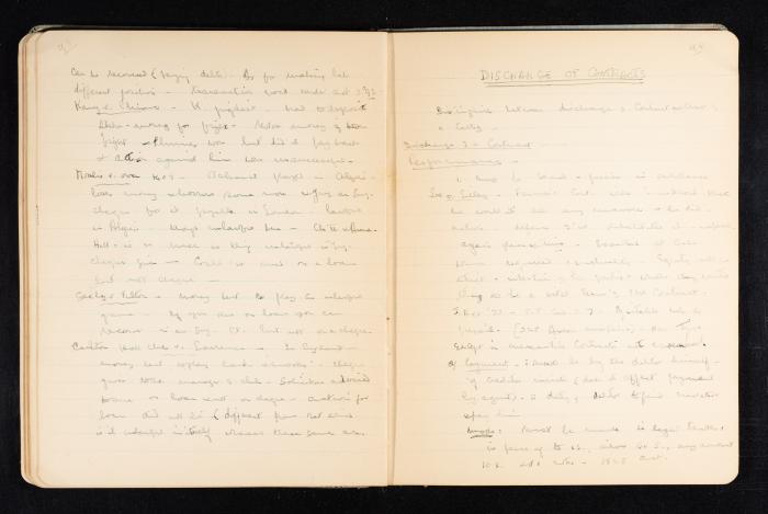 Anwar Nusseibeh's Notebook, Cambridge, October 1933