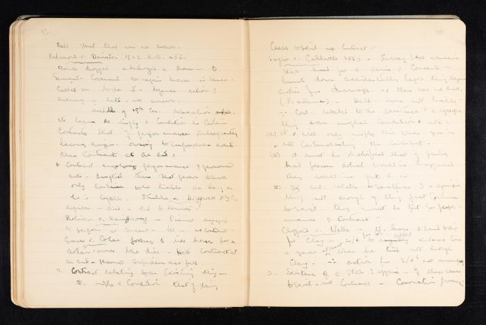 Anwar Nusseibeh's Notebook, Cambridge, October 1933