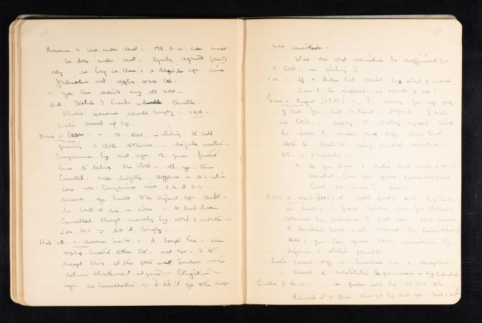 Anwar Nusseibeh's Notebook, Cambridge, October 1933