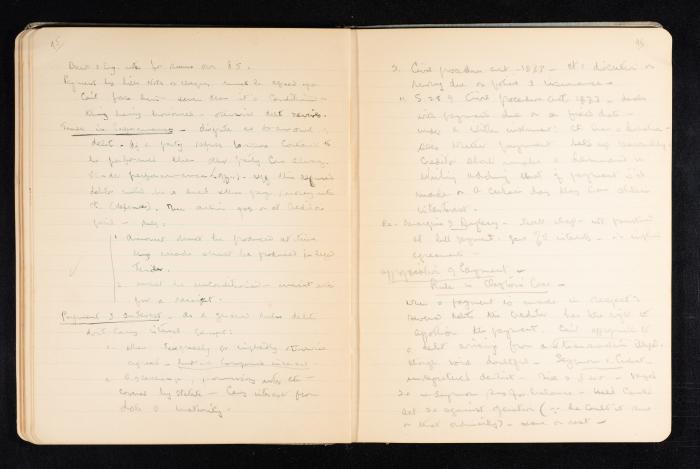 Anwar Nusseibeh's Notebook, Cambridge, October 1933