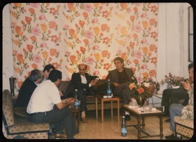 Dr Samir Ghaushe with Mohsen Ibrahim in Lebanon