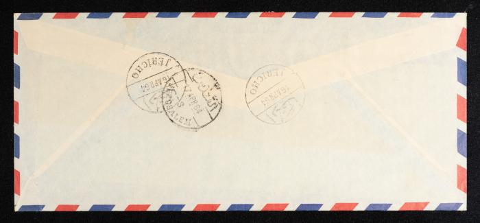 An Envelope of a Letter from the Poultry Dairy and Feed Co. to Anwar Nusseibeh, 16 April 1964