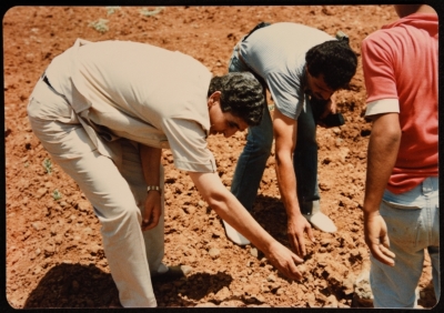 Dr. Samir Ghaushe at Daraa Camp in Syria