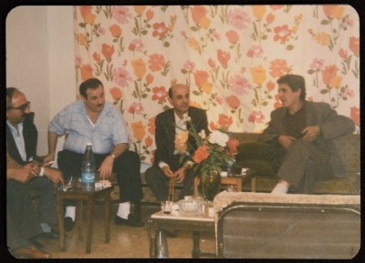 Dr Samir Ghaushe with Mohsen Ibrahim in Lebanon