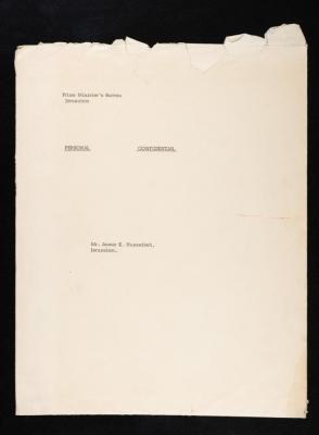 An Official Letter From the Office of the Israeli Prime Minister to Anwar Nusseibeh, Jerusalem, 30 January 1972 