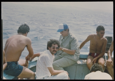 د. سمير غوشة في رحلة صيد في ليبيا