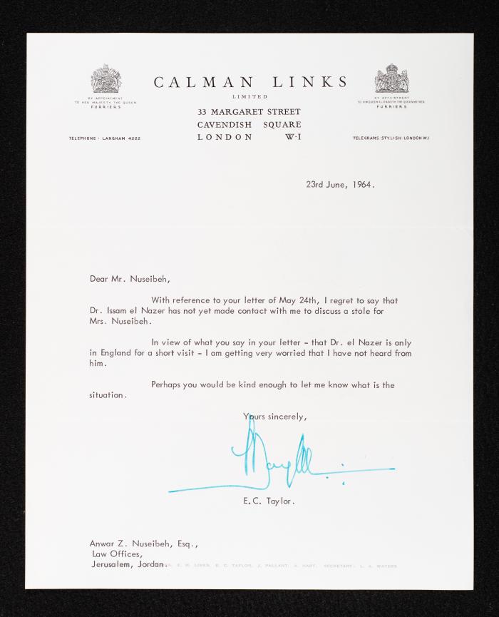 A Letter From the 