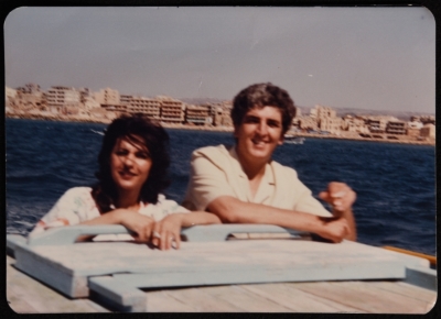 Dr. Samir Ghaushe and his Wife Sahar ʿam ʿaly  in Latakia 