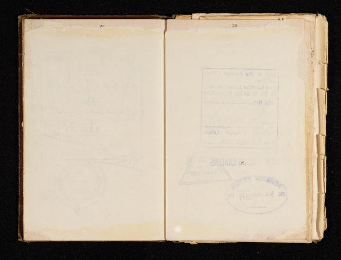Anwar Nusseibeh's Passport, the Mandate Government of Palestine, 2 November 1940