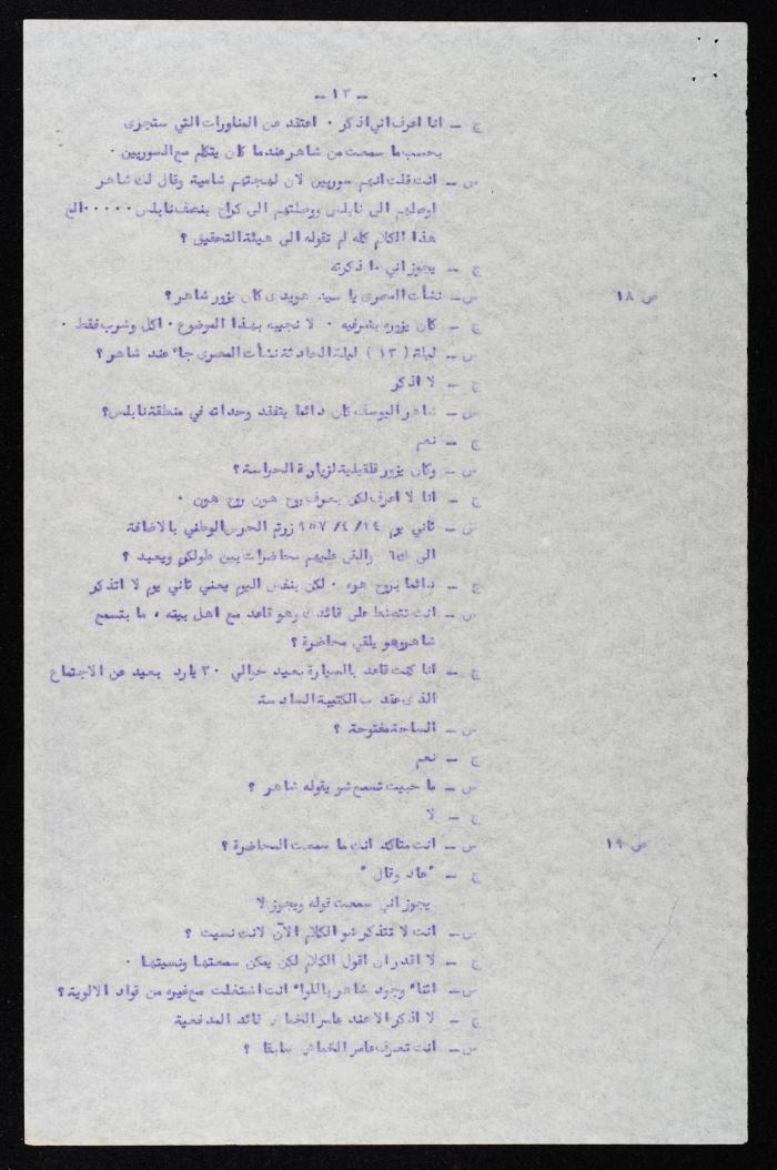 The Proceedings of the 28th Session of a Court Martial on the Coup Attempt Against the King of Jordan, 22 August 1957