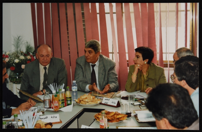 الدكتور سمير غوشة خلال لقاء تشاوري بين وزارة التربية ووزارة التعلم العالي ووزارة العمل 