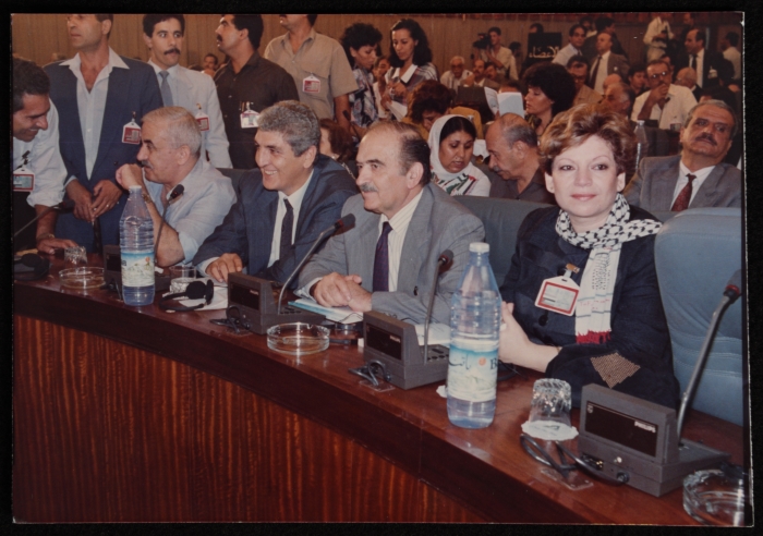 الدكتور سمير غوشة في المجلس الوطني الفلسطيني في الجزائر 