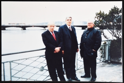 د. سمير غوشة خلال زيارة رسمية  لمنظمة العمل الدولية في سويسرا 