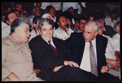 Dr. Samir Ghaushe Celebrating the Founding Anniversary of the Palestinian Popular Struggle Front in Al-Bireh