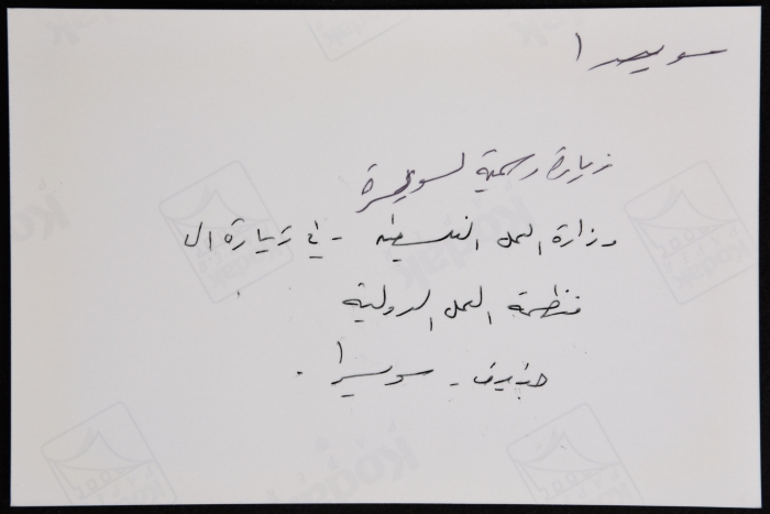 د. سمير غوشة خلال زيارة رسمية  لمنظمة العمل الدولية في سويسرا 