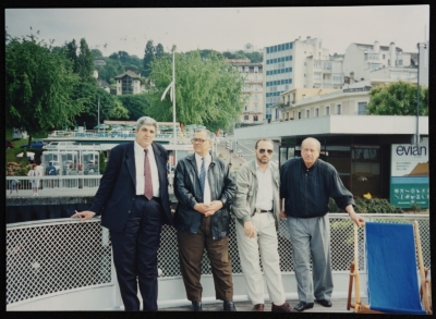 Dr. Samir Ghaushe with a Delegation from the Palestinian Ministry of Labor to Geneva