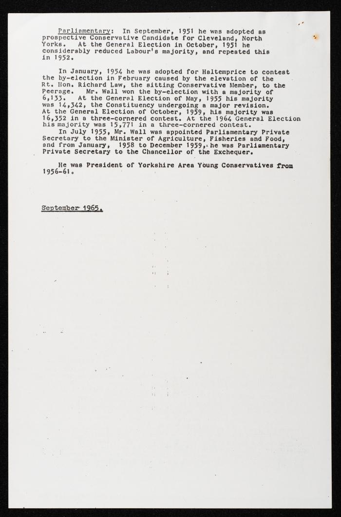 Members Attending the Reception of Hussein bin Talal in the UK, 20 July 1966