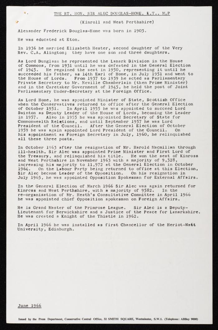 Members Attending the Reception of Hussein bin Talal in the UK, 20 July 1966