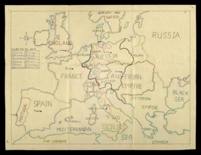 The Map of Europe, 1815 