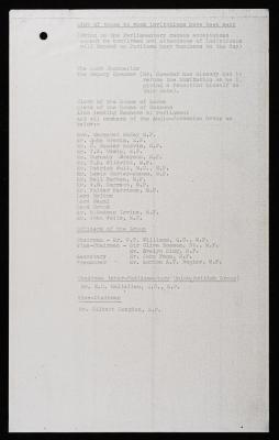 The List of Diplomats Invited to Participate in the Reception of King Hussein bin Talal, 1966