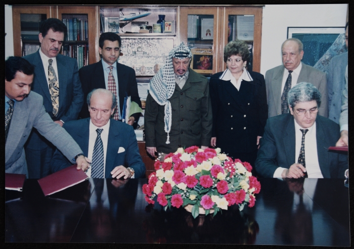 توقيع اتفاقية وبروتوكول العلاقة بين السلطة الفلسطينية ووزارة العمل الدولية 