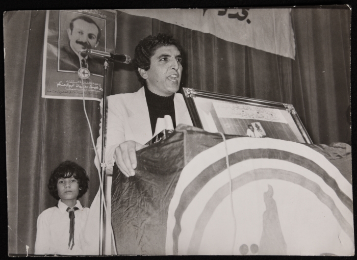 Dr. Samir Ghaushe Celebrating the Founding Anniversary of the Palestinian Popular Struggle Front
