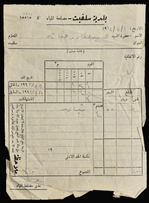 Water Undertaking Account Report
