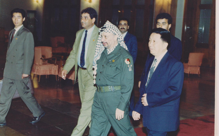 The Palestinian Delegation on a visit China