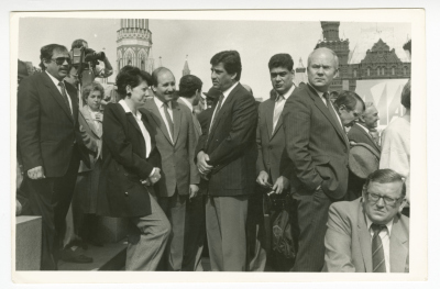 Arab Ambassadors to the Soviet Union attending the celebration of the Russian National Day