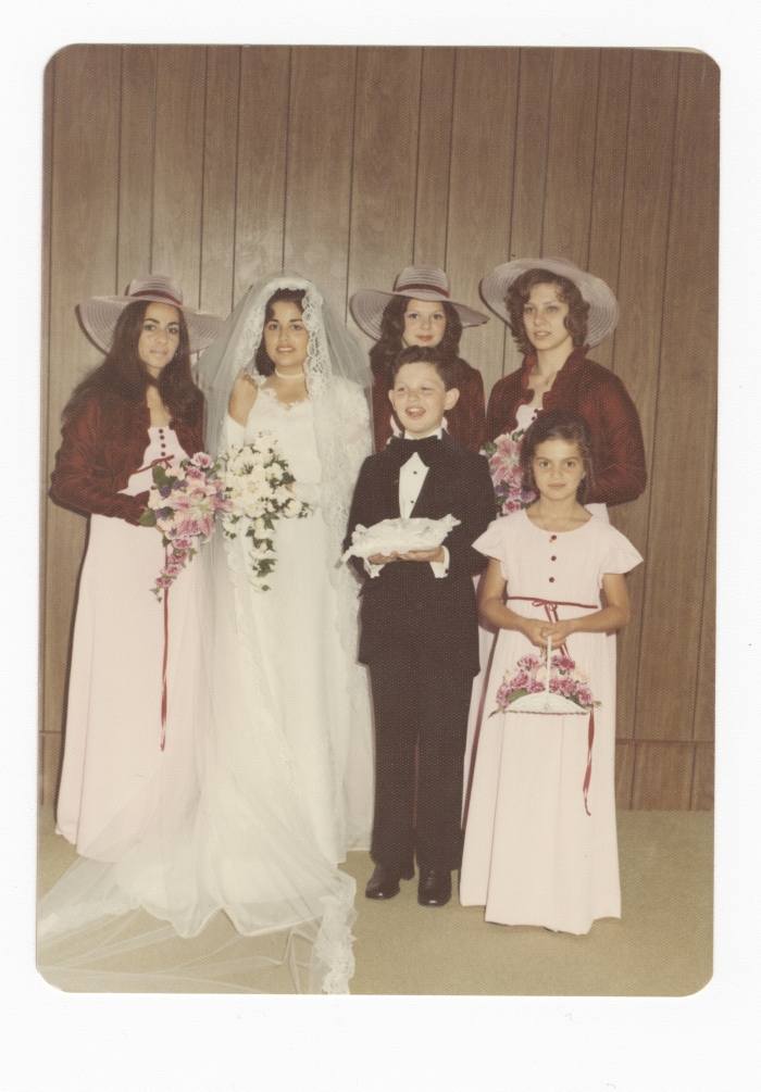 Young Women and Children in Maria and As'ad Khalaf's Wedding Celebration