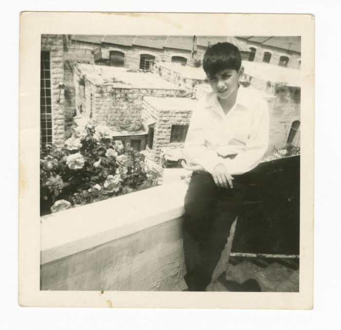 Marwan Totah on the Roof of his House 