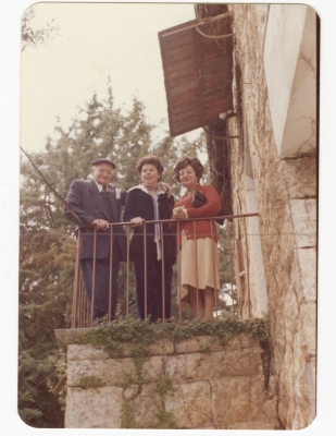 Relatives on their Porch in Lebanon 