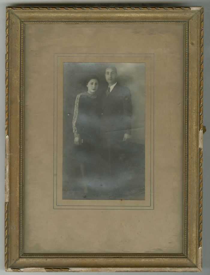 Qustandi Khalaf with his Wife Mary 