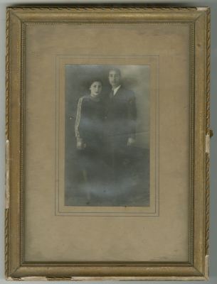 Qustandi Khalaf with his Wife Mary 
