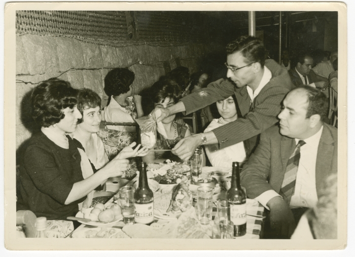 A Palestinian Family with Fairuz and her Husband Assi al-Rahbani in Lebanon 