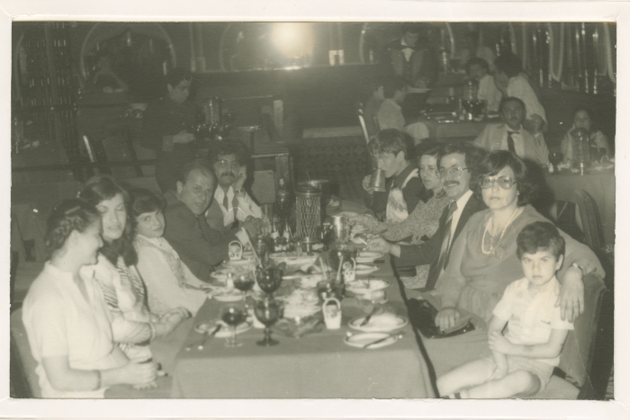 A Photograph of the Jubran Family Members in the Sheraton Hotel, Cairo