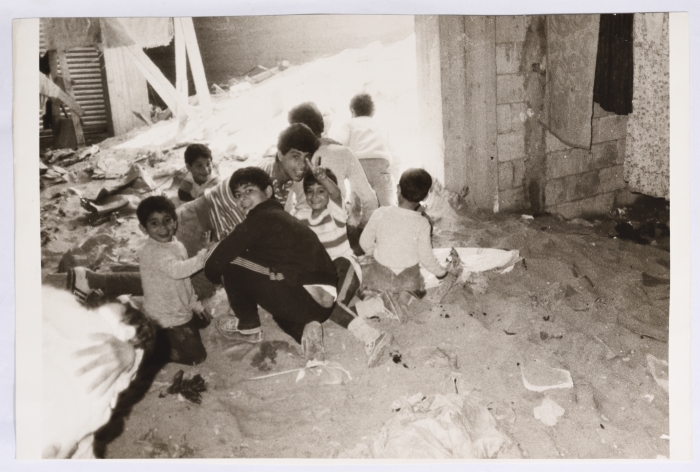 Children in a Shelter After the Invasion of Lebanon