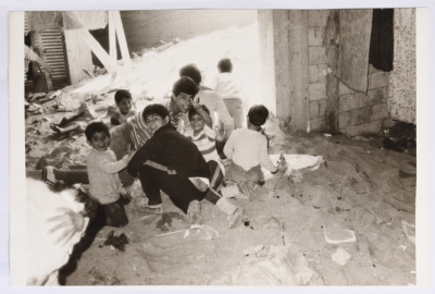 Children in a Shelter After the Invasion of Lebanon