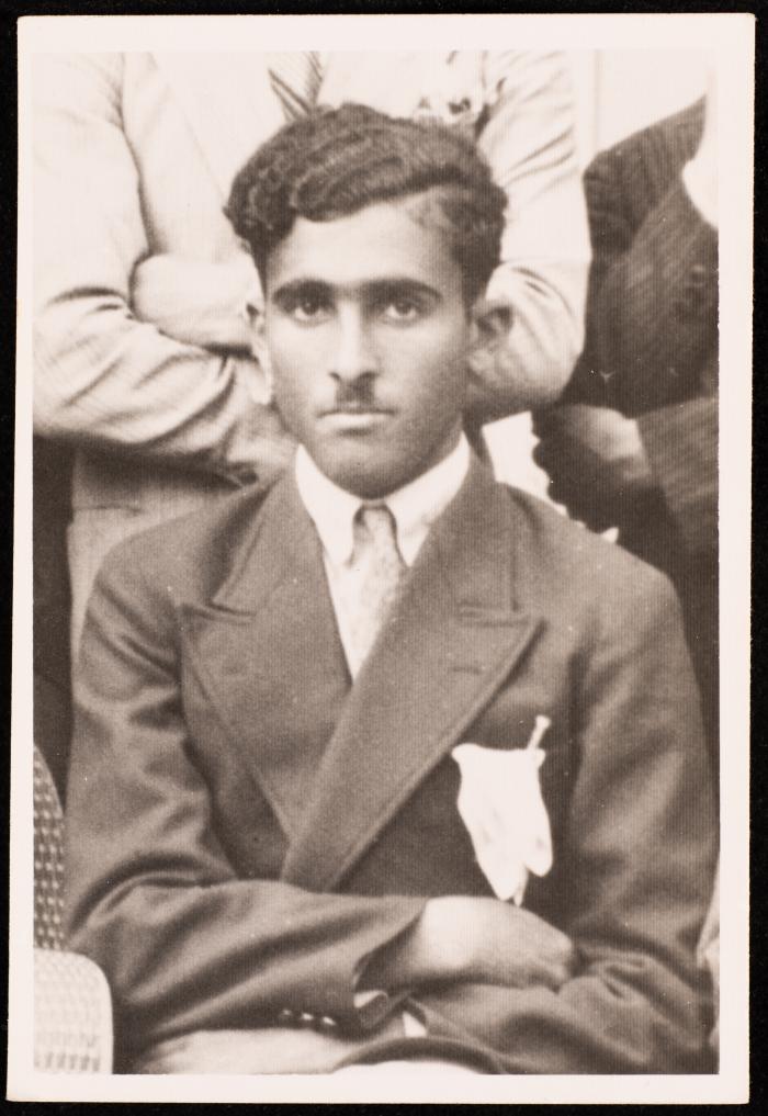 عبد الرحيم محمود في مدرسة النجاح الوطنية، نابلس، 1931