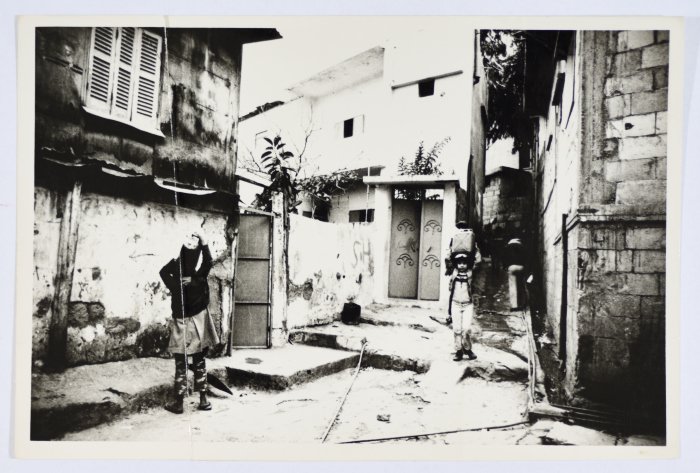 A Dead Body of a Shaheed Among Rubbles During Israeli Invasion of Lebanon