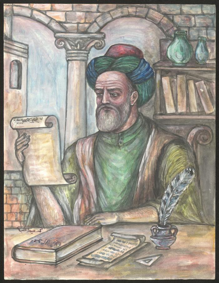 رسمة لابن حزم الأندلسي