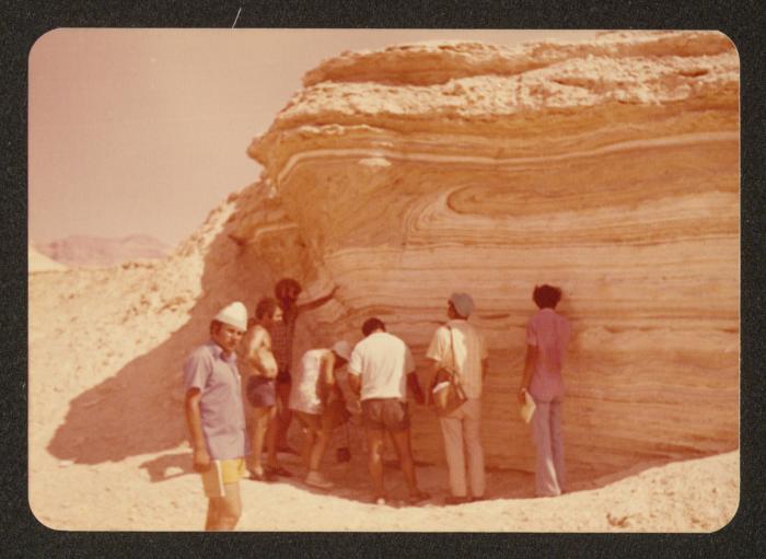 Shareef Masarwa with Students, al-Naqab Desert, 1975