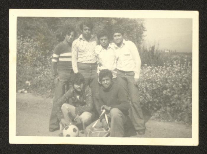 The Football Team of Youth House with Coach Hashem al-Hallaq, 1974
