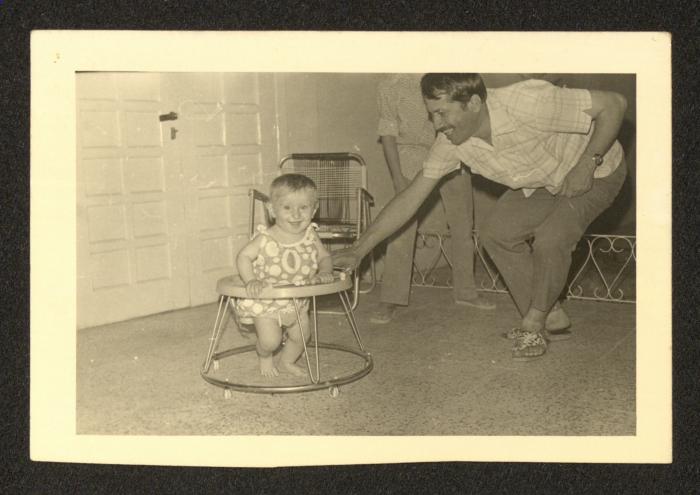 Youssef al-Bitar with His Son Zaher, Tabuk, 1979